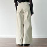 フロントデザインツータックワイドパンツ | JUNOAH | 詳細画像6