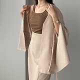 Louere 【取り外し可能パット付き】スクエアネックタンクトップ | Louere | 詳細画像5