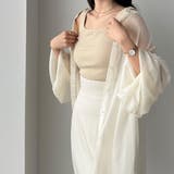 Louere 【取り外し可能パット付き】スクエアネックタンクトップ | Louere | 詳細画像7