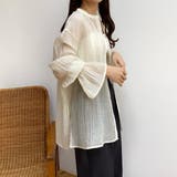 callautia バックスリットシアーシャツ | JUNOAH | 詳細画像11