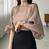 Louere ラグランボリュームスリーブシアートップス | Louere | 詳細画像11 