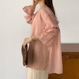 callautia バックスリットシアーシャツ | JUNOAH | 詳細画像15