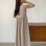 callautia リネン混バックオープンワンピース | JUNOAH | 詳細画像16