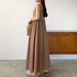 callautia リネン混バックオープンワンピース | JUNOAH | 詳細画像22