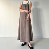 ソフトリネンライクバッククロスキャミワンピース | JUNOAH | 詳細画像13