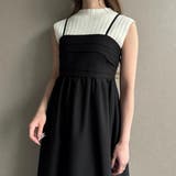 ブラック | タックフレアキャミワンピース | JUNOAH