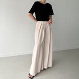 前後2wayリブチビTシャツ | JUNOAH | 詳細画像9 