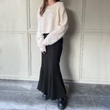 ショート丈花柄ニット | JUNOAH | 詳細画像3 