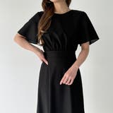リネンライクバックリボンセミマーメイドワンピース | JUNOAH | 詳細画像7 
