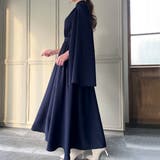 スリットスリーブパールデザインフレアワンピース | JUNOAH | 詳細画像12