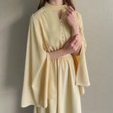 スリットスリーブパールデザインフレアワンピース | JUNOAH | 詳細画像13