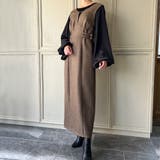 ヘリンボーンサイドベルトタイトジャンパースカート | JUNOAH | 詳細画像8 