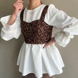 ブラウン | ジャガードビスチェベスト | JUNOAH