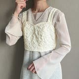 ジャガードビスチェベスト | JUNOAH | 詳細画像21 