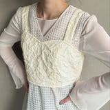 アイボリー | ジャガードビスチェベスト | JUNOAH