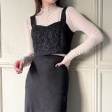 ジャガードビスチェベスト | JUNOAH | 詳細画像7 