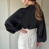 パール釦ウエーブタックブラウス | JUNOAH | 詳細画像10