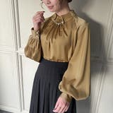 パール釦ウエーブタックブラウス | JUNOAH | 詳細画像13