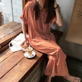 スタンドカラーマキシ丈シャツワンピース 韓国ファッション | JUNOAH | 詳細画像5 