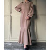 ピーチスキンポロシャツマーメイドワンピース | JUNOAH | 詳細画像11 