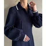 ネイビー | ピーチスキンポロシャツマーメイドワンピース | JUNOAH