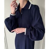 ピーチスキンポロシャツマーメイドワンピース | JUNOAH | 詳細画像3 