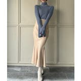 袖口パールデザインタートルネックニットトップス | JUNOAH | 詳細画像12 