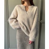 キーネックシャギーニット | JUNOAH | 詳細画像8