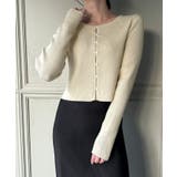 ラウンドネックラメニットカーディガン | JUNOAH | 詳細画像11 