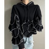 袖フリルパーカー | JUNOAH | 詳細画像1 