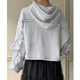 袖フリルパーカー | JUNOAH | 詳細画像10 