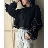 袖フリルパーカー | JUNOAH | 詳細画像4 