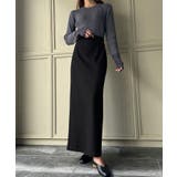 ウールライクビスチェ＆タイトスカートSET【秋冬もっちり素材】 | JUNOAH | 詳細画像13 