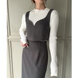 ウールライクビスチェ＆タイトスカートSET【秋冬もっちり素材】 | JUNOAH | 詳細画像15 