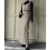 ウールライクビスチェ＆タイトスカートSET【秋冬もっちり素材】 | JUNOAH | 詳細画像3 