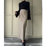 ウールライクビスチェ＆タイトスカートSET【秋冬もっちり素材】 | JUNOAH | 詳細画像7 