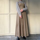 バックリボンベロアキャミワンピース | JUNOAH | 詳細画像14