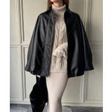 フェイクレザーステンカラードロストブルゾン | JUNOAH | 詳細画像2