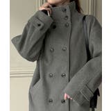 スタンドカラーミドルコート | JUNOAH | 詳細画像12