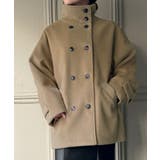 スタンドカラーミドルコート | JUNOAH | 詳細画像17