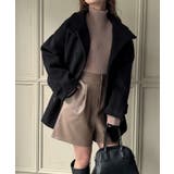 スタンドカラーミドルコート | JUNOAH | 詳細画像4