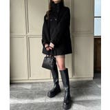 スタンドカラーミドルコート | JUNOAH | 詳細画像6