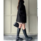 スタンドカラーミドルコート | JUNOAH | 詳細画像9