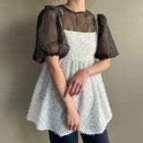ホワイト | フェザージャガードキャミビスチェ | JUNOAH