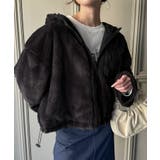 ファーナイロンリバーシブルブルゾン | JUNOAH | 詳細画像3