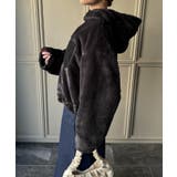ファーナイロンリバーシブルブルゾン | JUNOAH | 詳細画像5