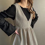 2wayふくれジャガードジャンバースカート | JUNOAH | 詳細画像16 