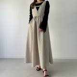 2wayふくれジャガードジャンバースカート | JUNOAH | 詳細画像17 