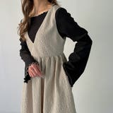 2wayふくれジャガードジャンバースカート | JUNOAH | 詳細画像20 