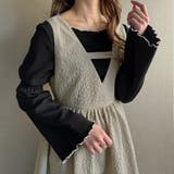 グレー | 2wayふくれジャガードジャンバースカート | JUNOAH